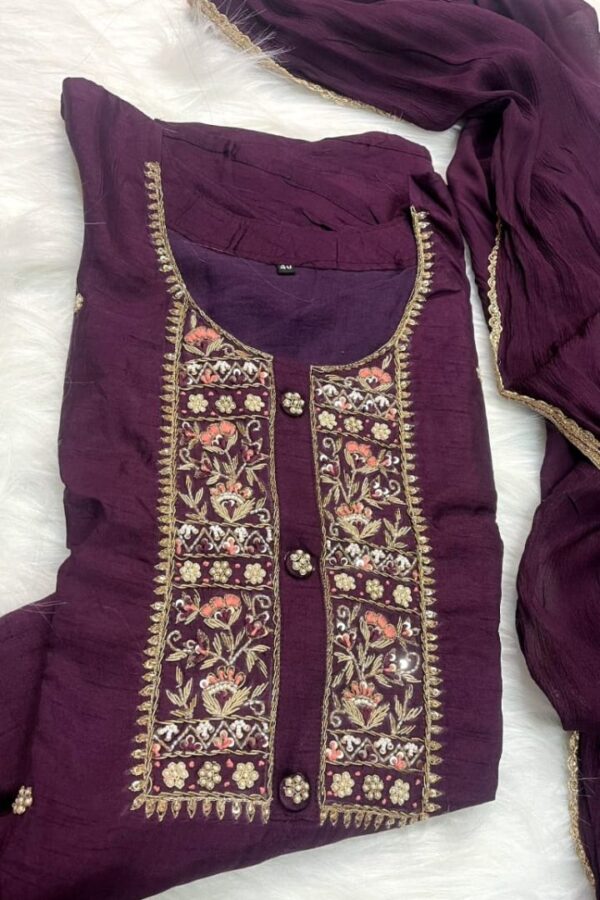 Straight Kurta set with comfy pants and Dupatta