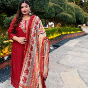 Straight Kurta Set with Dupatta